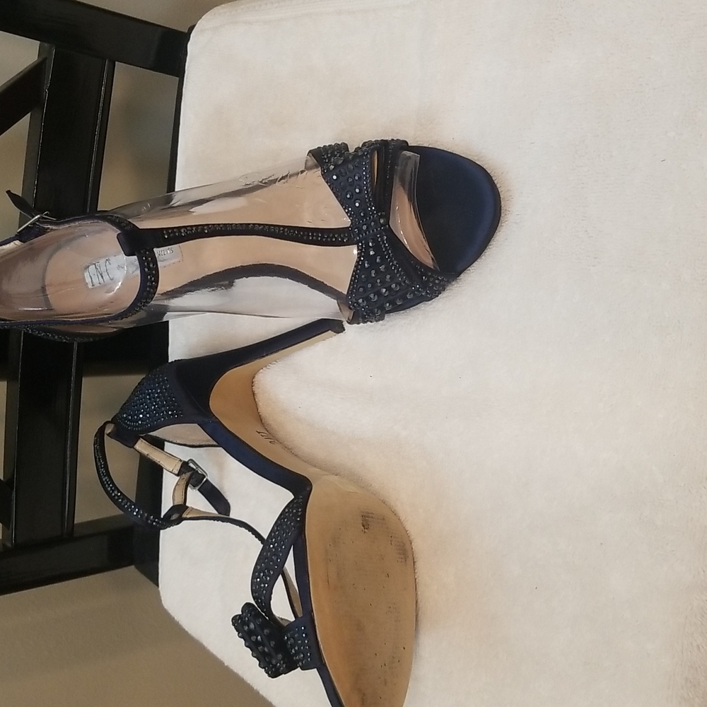 Navy Blue Sandles with Studs